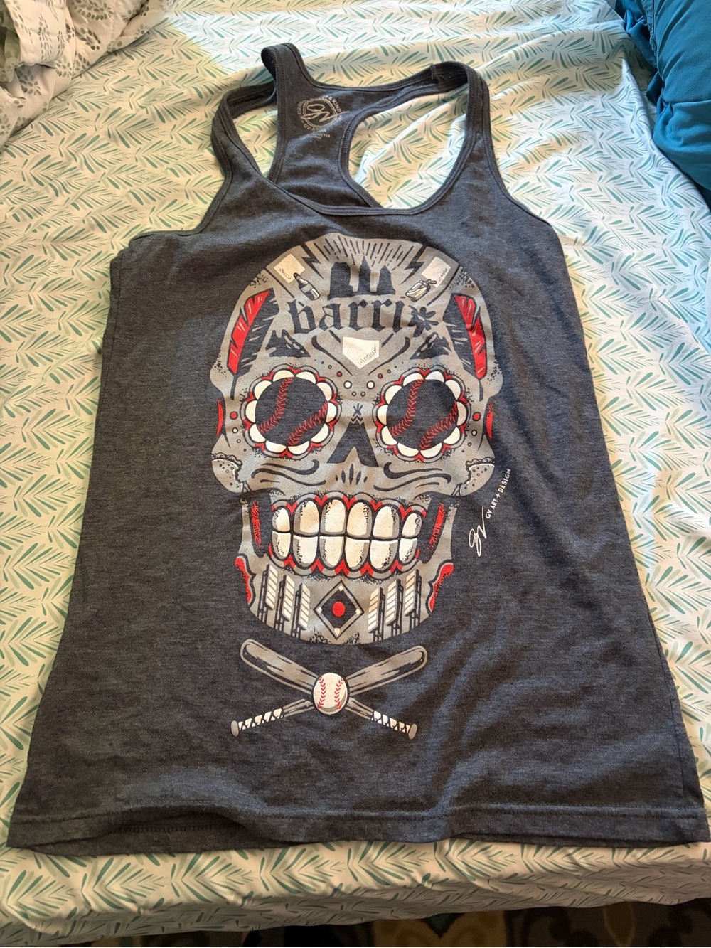 GV Art Barrio Tacos / Cleveland Guardians Racerback Tank Top
